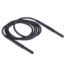 1 pcs - Staubli Test lead, 10A, 1kV, Black, 1.5m Lead Length