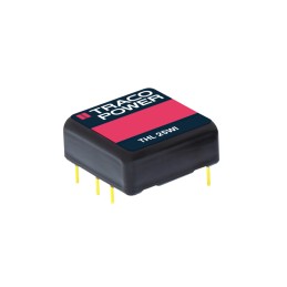 1 Tube of 10 - TRACOPOWER THL 25WI DC-DC Converter, 12V dc/ 2.09A Output, 9 - 36 V dc Input, 25W, Through Hole, +80°C Max Temp