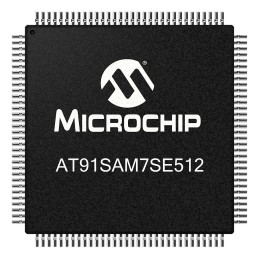 25 pcs - Microchip AT91SAM7SE512B-AU, 32bit ARM7TDMI Microcontroller, AT91, 48MHz, 512 kB Flash, 128-Pin LQFP