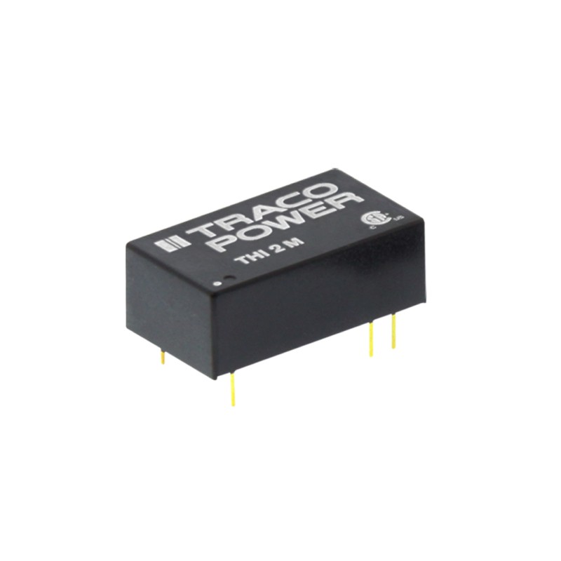 1 Tube of 10 - TRACOPOWER THI 2M DC-DC Converter, 5V dc/ 400mA Output, 4.5 - 5.5 V dc Input, 2W, Through Hole, +71°C Max Temp