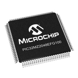 25 pcs - Microchip PIC32MZ2048EFG100-I/PT, 32bit MIPS® MicroAptiv™ Microcontroller, PIC32MZ, 200MHz, 160 (Boot Flash) kB, 2.048