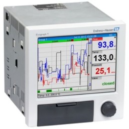 1 pcs - Endress+Hauser RSG35-C2A, 8 Input Channels, 6 Output Channels, Graphical Chart Recorder Measures Current, Frequency