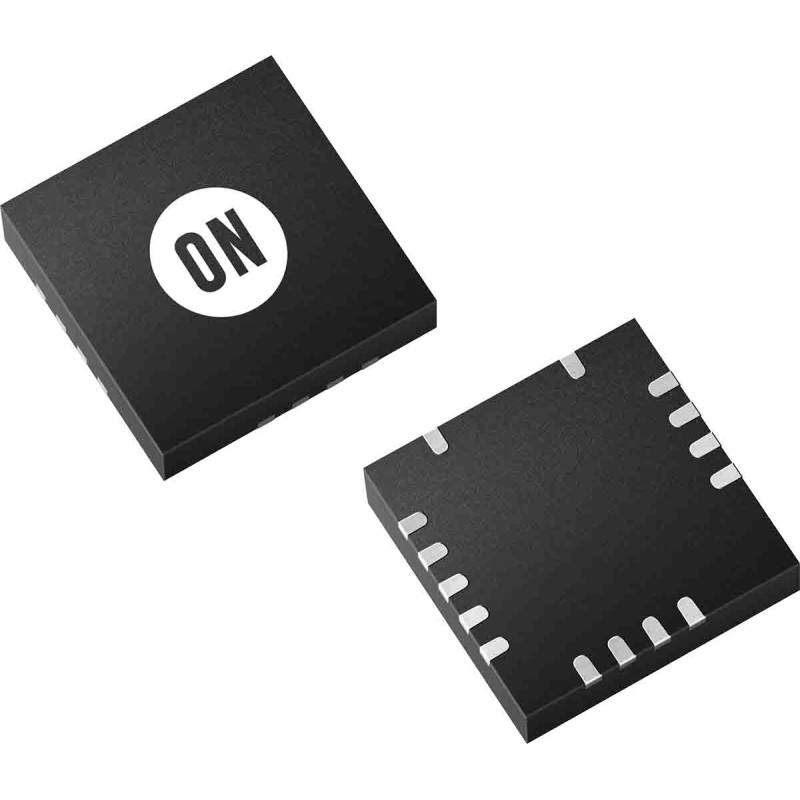 5 pcs - onsemi NCP51810AMNTWG, 1High Side Power Switch IC 15-Pin, QFN15