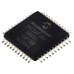 1 pcs - Microchip PIC24FJ64GB004-I/PT, 16bit PIC Microcontroller, PIC24FJ, 32MHz, 64 kB Flash, 44-Pin TQFP