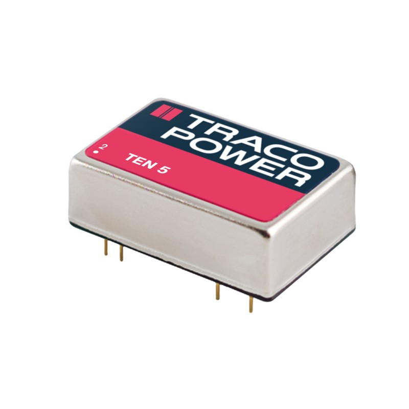 1 Tube of 10 - TRACOPOWER TEN 5 DC-DC Converter, 12V dc/ 500mA Output, 18 - 36 V dc Input, 6W, Through Hole, +85°C Max Temp