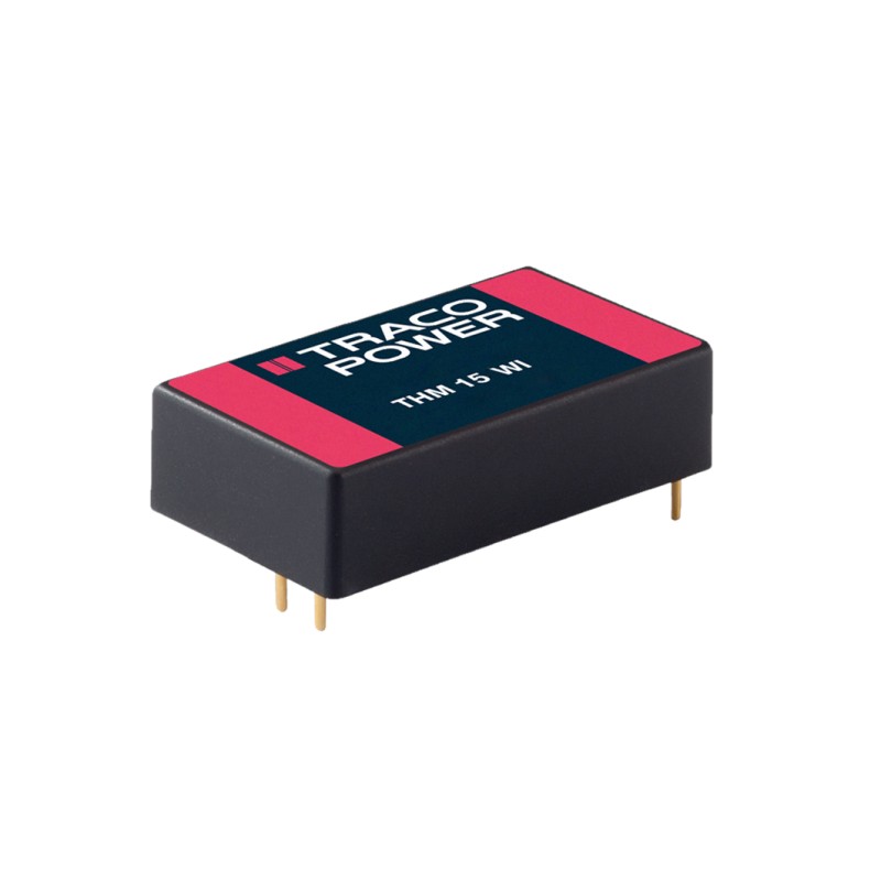 1 Tube of 10 - TRACOPOWER THM 15WI DC-DC Converter, ±15V dc/ ±500mA Output, 9 - 36 V dc Input, 15W, Through Hole, +85°C Max