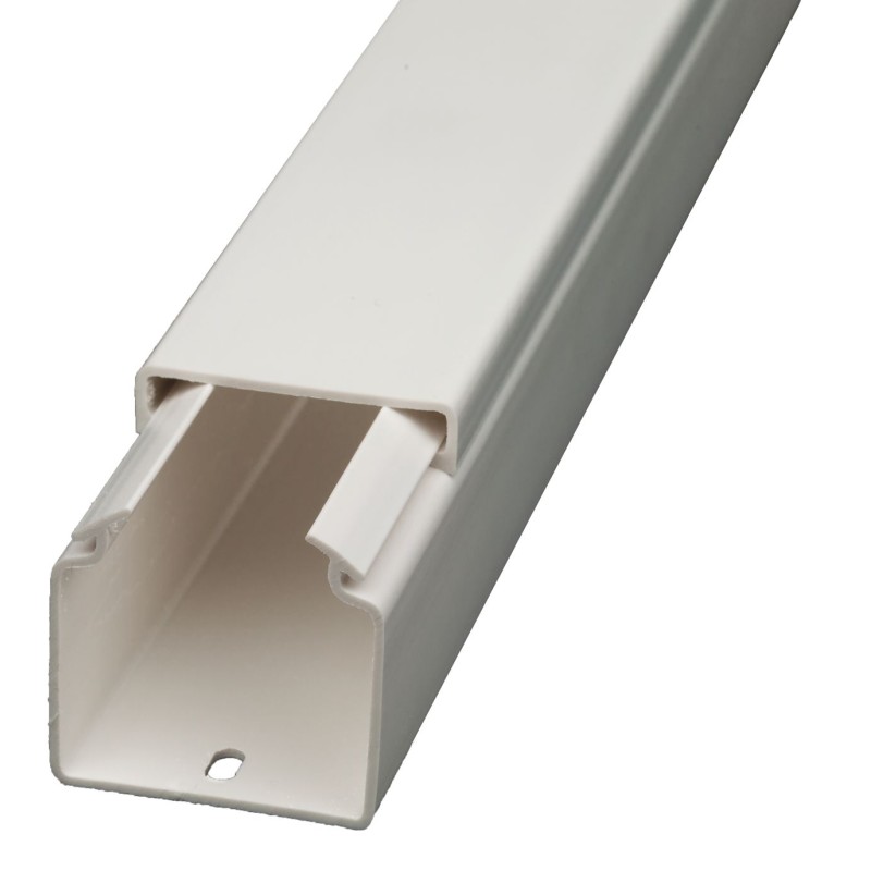 70 pcs - RS PRO White Mini Trunking, W15 mm x D15mm, L2m, PVC