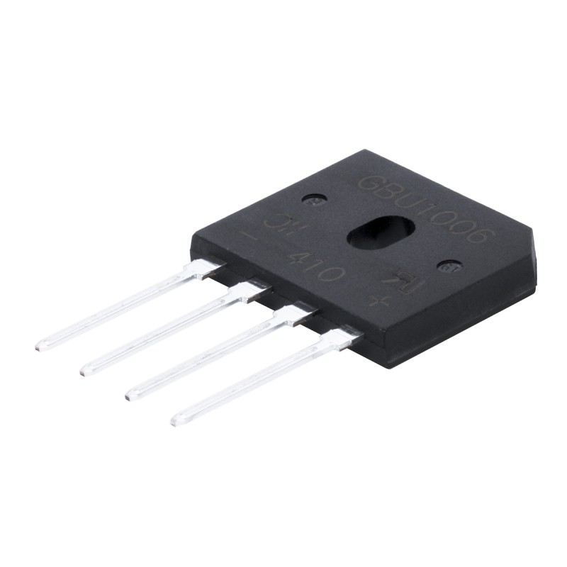 5 pcs - Diodes Inc Bridge Rectifier, 10A, 600V, 4-Pin
