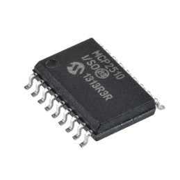 5 pcs - Microchip MCP2510-I/SO, CAN Controller 5Mbps CAN 1.2, CAN 2.0A, CAN 2.0B, 18-Pin SOIC W