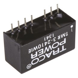 1 Tube of 10 - TRACOPOWER TMR 3WIE DC-DC Converter, 3.3V dc/ 700mA Output, 9 - 36 V dc Input, 3W, Through Hole, +85°C Max Temp