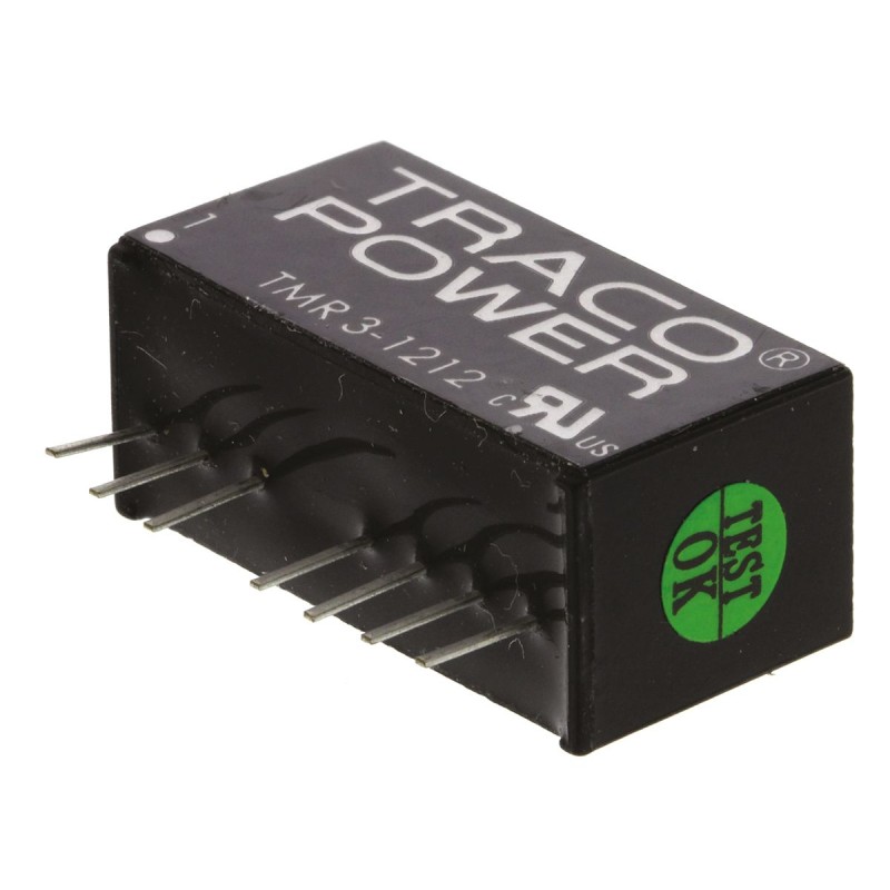 1 Tube of 10 - TRACOPOWER TMR 3 DC-DC Converter, 12V dc/ 250mA Output, 9 - 18 V dc Input, 3W, Through Hole, +85°C Max Temp