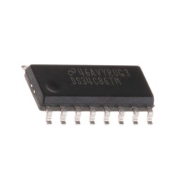 5 pcs - Texas Instruments DS34C86TM/NOPB Line Receiver, 16-Pin SOIC