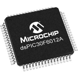 25 pcs - Microchip DSPIC30F6012A-30I/PT, 16bit dsPIC Microcontroller, dsPIC30F, 25MHz, 144 kB Flash, 64-Pin TQFP