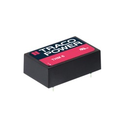1 Tube of 10 - TRACOPOWER THM 6 DC-DC Converter, 5V dc/ 1.2A Output, 9 - 18 V dc Input, 6W, PCB Mount, +90°C Max Temp -40°C Min
