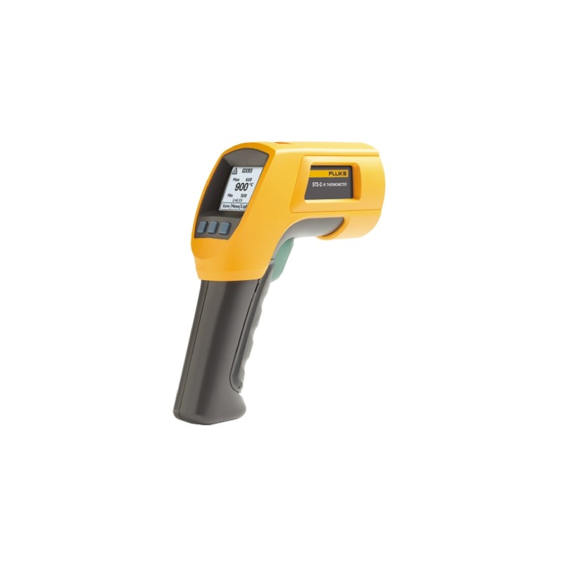 1 pcs - Fluke 572 Infrared Thermometer, -30°C Min, ±1 % Accuracy, °C and °F Measurements With RS Calibration
