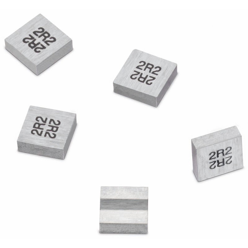 5 pcs - Wurth, WE-MAPI, 3020 Shielded Wire-wound SMD Inductor with a Magnetic Iron Alloy Core, 1 μH ±20% Wire-Wound 4A Idc