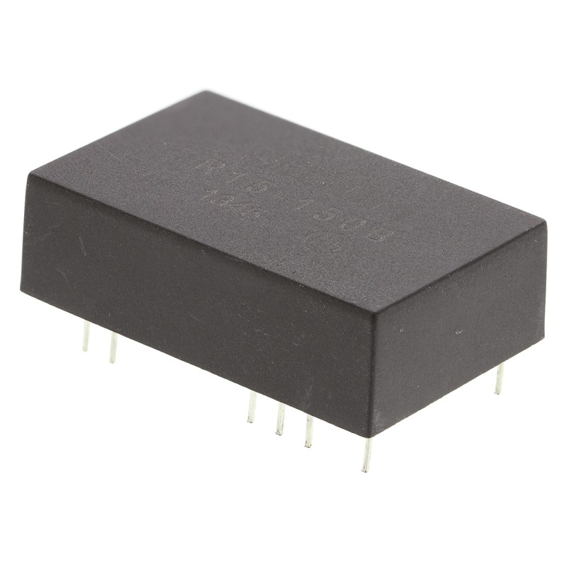 1 Tube of 15 - Recom R15 DC-DC Converter, 95 - 210V dc/ 50mA Output, 14 - 17 V dc Input, 5W, Through Hole, +70°C Max