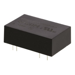1 Tube of 15 - Recom REC5 DC-DC Converter, 12V dc/ 420mA Output, 9 - 18 V dc Input, 5W, Through Hole, +75°C Max Temp -25°C Min