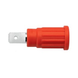 1 pcs - Schutzinger Green, Yellow Male Banana Socket, Press-In Termination, 32A, 1kV, Nickel Plating