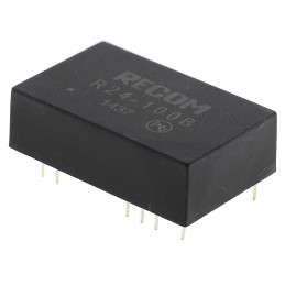 1 Tube of 15 - Recom R24 DC-DC Converter, 55 - 135V dc/ 50mA Output, 21 - 27 V dc Input, 5W, Through Hole, +70°C Max
