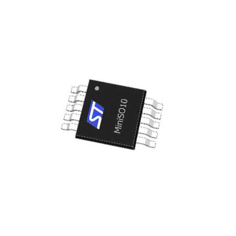 5 pcs - TSV7723IST STMicroelectronics, Operational Amplifier, Op Amp, RRO, 22MHz, 1.8 to 5.5 V, 10-Pin MiniSO-10