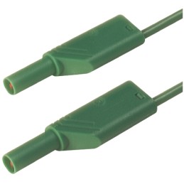 1 pcs - Hirschmann Test & Measurement Test lead, 16A, 1000V ac/dc, Green, 1m Lead Length