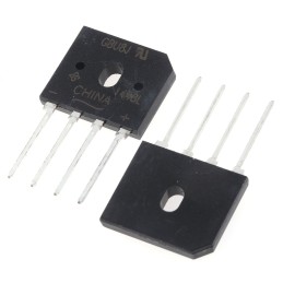 5 pcs - Vishay Bridge Rectifier, 8A, 600V, 4-Pin