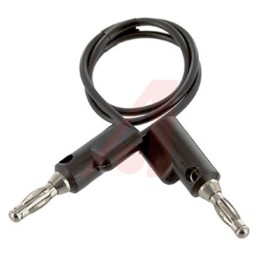 1 pcs - Mueller Electric, 10A, 300V, Black, 300mm Lead Length