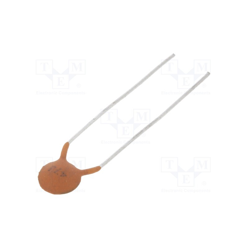 100 pcs x SR PASSIVES - CC-473/100 - Capacitor: ceramic, 47nF, 100V, Y5V, -20÷80%, THT, 5mm