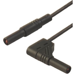 1 pcs - Hirschmann Test & Measurement, 32A, 1000V ac/dc, Black, 1m Lead Length