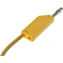 1 pcs - Hirschmann Test & Measurement Test lead, 16A, 60V dc, Yellow, 1m Lead Length