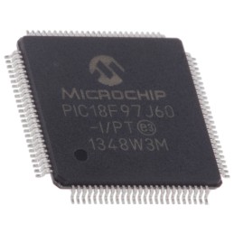 25 pcs - Microchip PIC18F97J60-I/PT, 8bit PIC Microcontroller, PIC18F, 41.667MHz, 128 kB Flash, 100-Pin TQFP