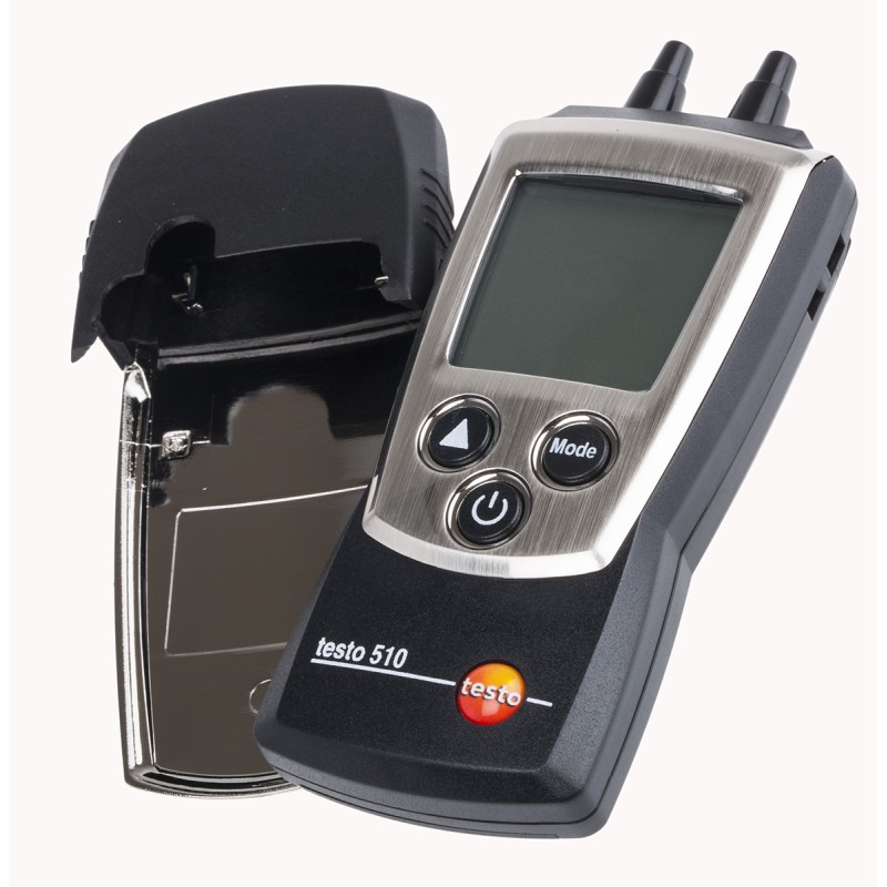 1 pcs - Testo 510 Differential Manometer With 2 Pressure Port/s, Max Pressure Measurement 40.15 inH2O, 100hPa RSCAL