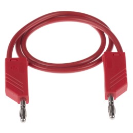 1 pcs - Hirschmann Test & Measurement, 32A, 60V dc, Red, 500mm Lead Length