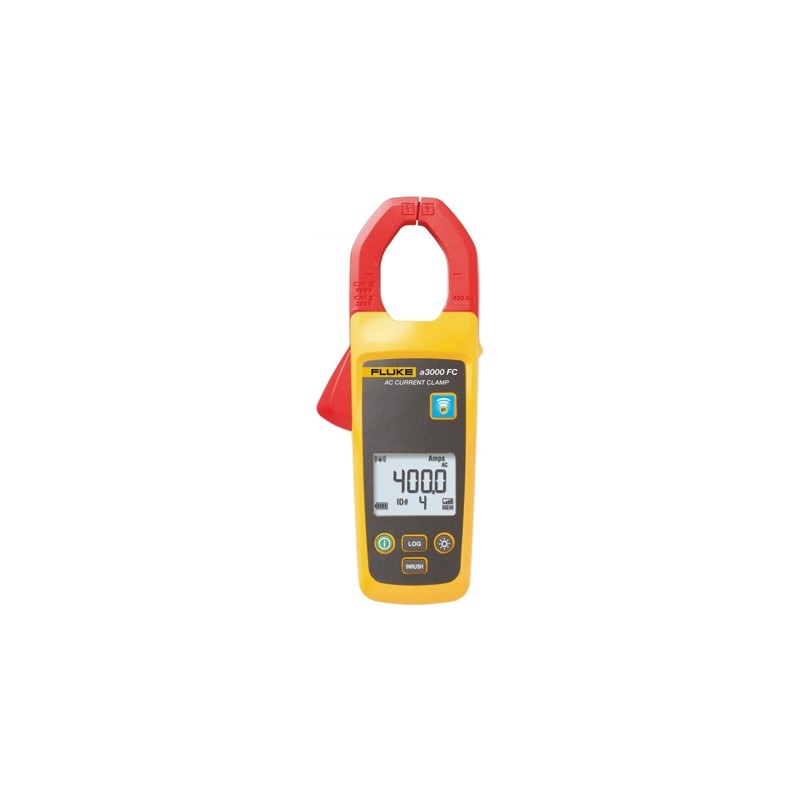 1 pcs - Fluke A3000 FC Clamp Meter Wi-Fi, Max Current 400A ac CAT III 600 V