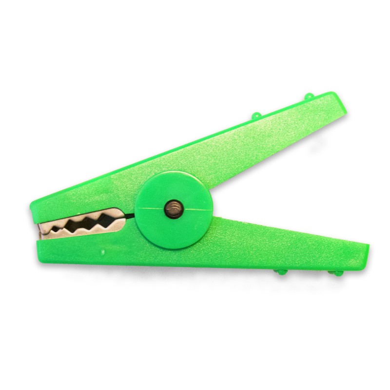 1 pcs - Mueller Electric Crocodile Clip, 30A, Green