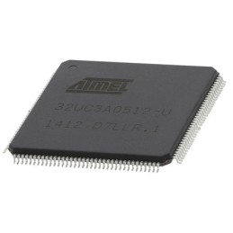 25 pcs - Microchip AT32UC3A0512-ALUT, 32bit AVR32 Microcontroller, AT32, 66MHz, 512 kB Flash, 144-Pin LQFP
