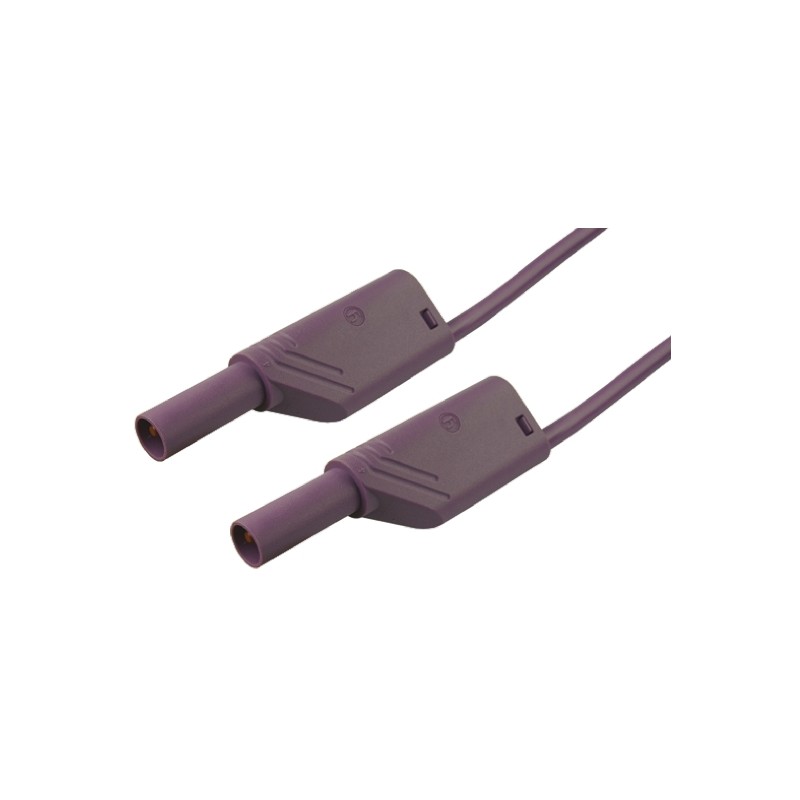 1 pcs - Hirschmann Test & Measurement, 32A, 1000V ac/dc, Violet, 2m Lead Length