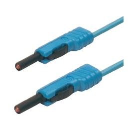 1 pcs - Hirschmann Test & Measurement, 16A, 30 V ac, 60V dc, Blue, 250mm Lead Length