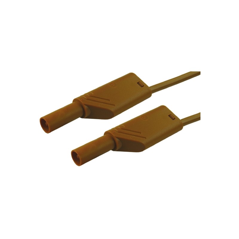 1 pcs - Hirschmann Test & Measurement, 32A, 1000V ac/dc, Brown, 1m Lead Length