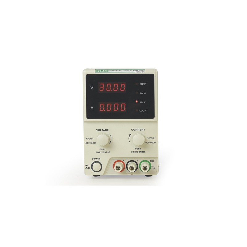 1 pcs - RS PRO Digital Bench Power Supply, 0 - 30V, 0 - 5A, 1-Output, 150W - RS Calibrated