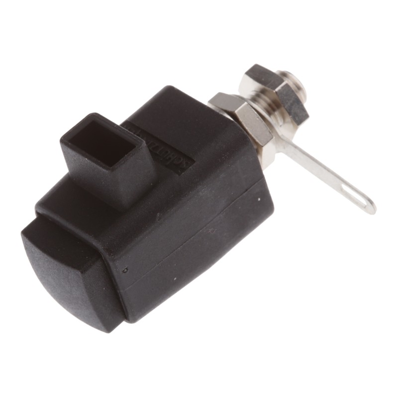 1 pcs - Schutzinger Black Terminal Post, 300V, 16A