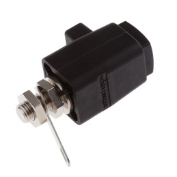 1 pcs - Schutzinger Black Terminal Post, 300V, 16A