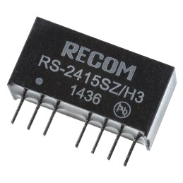 1 Tube of 22 - Recom RS DC-DC Converter, 15V dc/ 134mA Output, 9 - 36 V dc Input, 2W, Through Hole, +75°C Max Temp -40°C Min