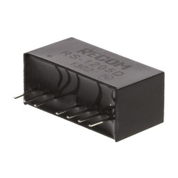 1 Tube of 22 - Recom RS DC-DC Converter, ±5V dc/ ±200mA Output, 9 - 18 V dc Input, 2W, Through Hole, +85°C Max Temp -40°C Min
