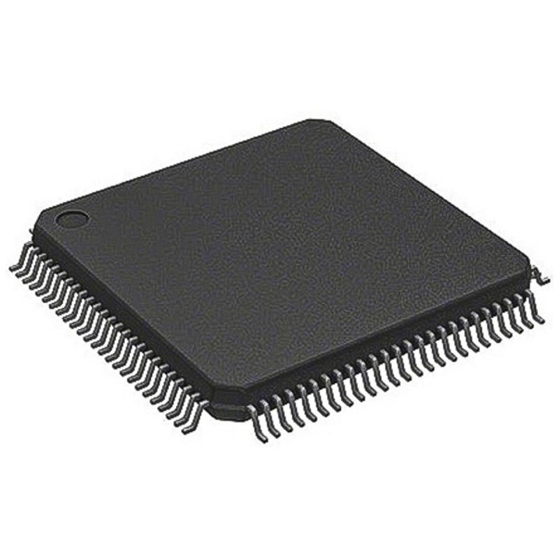 1 pcs - Microchip ATSAME70N19B-AN, 32bit ARM Cortex M7 Microcontroller, SAME70, 300MHz, 512 MB Flash, 100-Pin LQFP