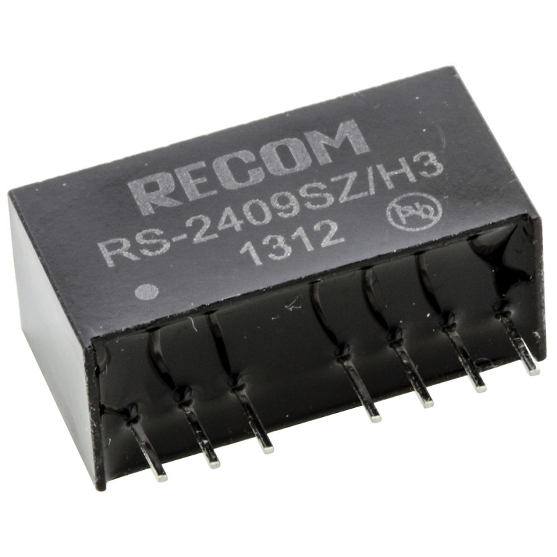 1 Tube of 22 - Recom RS DC-DC Converter, 9V dc/ 222mA Output, 9 - 36 V dc Input, 2W, Through Hole, +75°C Max Temp -40°C Min Temp