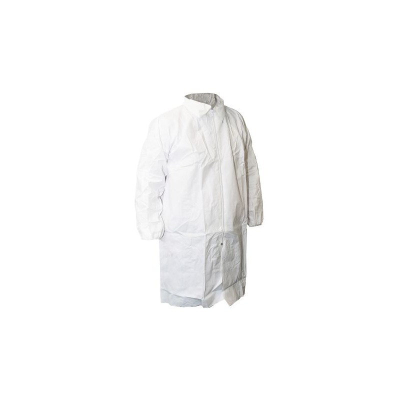 1 pcs - RS PRO White Unisex Visitor Coat, XL