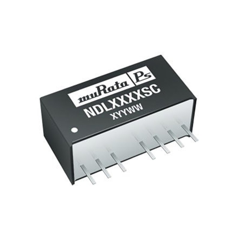 1 Tube of 23 - Murata Power Solutions NDL DC-DC Converter, 5V dc/ 400mA Output, 9 - 18 V dc Input, 2W, Through Hole, +85°C Max