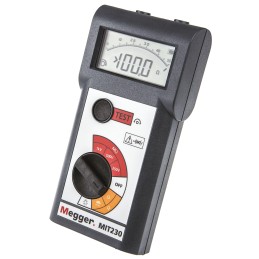 1 pcs - Megger MIT230 Insulation & Continuity Tester, 250V Min, 1000V dc Max, 999MΩ Max, CAT III 300V